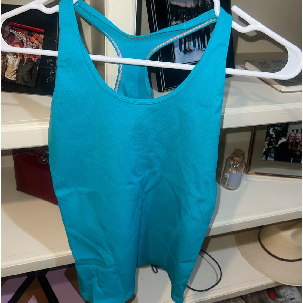 Blue Ivivva razorback tank